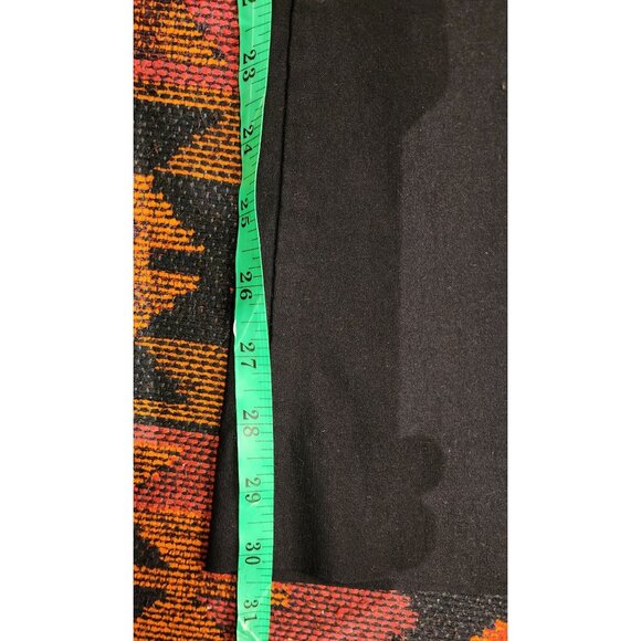 Forever 21 Women's Black Flared, Stretch Dress Pants Size L Made In USA - Picture 11 of 14